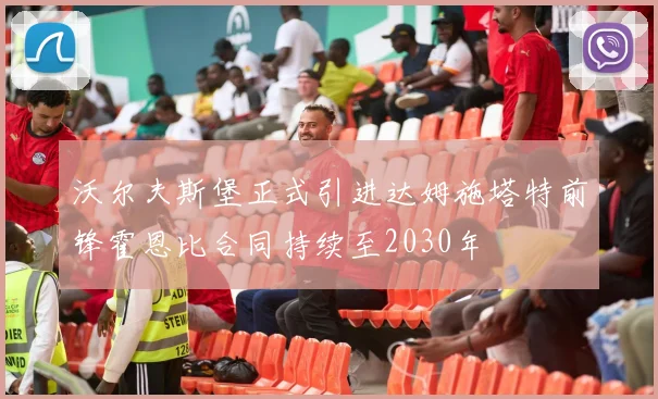 沃尔夫斯堡正式引进达姆施塔特前锋霍恩比合同持续至2030年